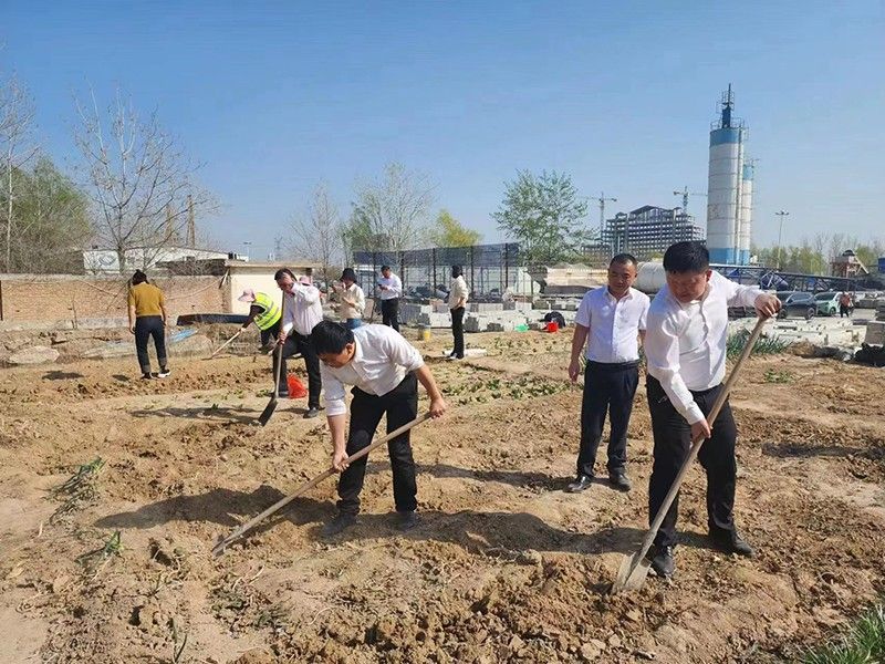 “春播添新綠，不負(fù)好春光”-城建新型材料公司黨支部開展主體黨日活動(dòng)